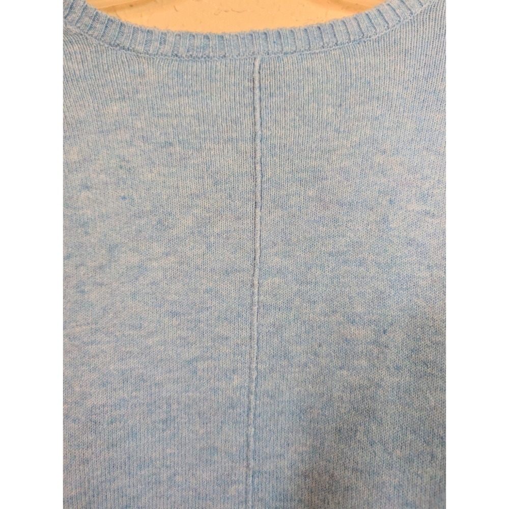 New Vince Camuto Women's Plus V Neck Sweater Long Sleeve Pullover Lt Blue 2x 3X - Picture 7 of 8
